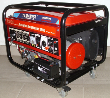 Máy phát điện chạy xăng YAMABISI – EC6500DXE - 1 pha, đề